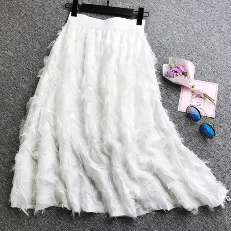 Woman Skirts Elegant High Waist A Line Feather Tassel Maxi Black White Pleated Long Party For Women Spodniczka, Long skirt
Woman Skirts Elegant High Waist A Line Feather Tassel Maxi Black White Pleated Long Party For Women Spodniczka, Long skirt