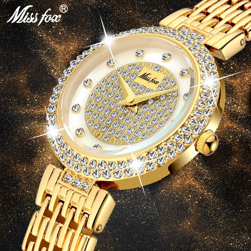 Women's Watches Fashion Full Lab Diamond Gold Wristwatch Bling Casual Ladies Quartz Watch Clock Wristwatches, Slivery;brown
Women's Watches Fashion Full Lab Diamond Gold Wristwatch Bling Casual Ladies Quartz Watch Clock Wristwatches, Slivery;brown