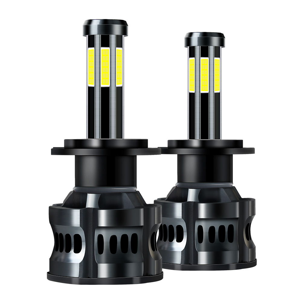 X8 8 Sides Car LED Headlight 10000ML Super Brightness Bulb 3000K 6000K 8000K Lamp H7 H4 H1 H3 880 Auto Led Lighting Modify Accessories 2PCS/lot