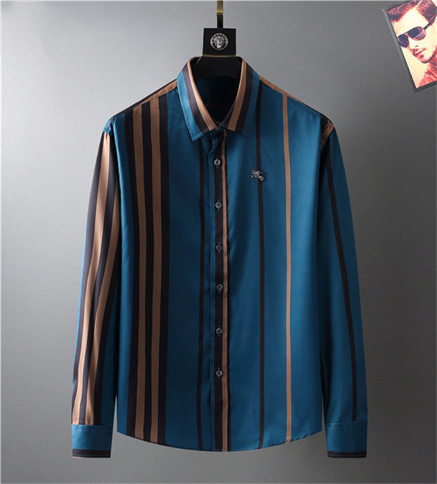 2021 summer Luxury Designer Men's Business Casual Shirt Long sleeve Stripe lapel shirts masculine social fashion plaid -3XL#AP318, Color
2021 summer Luxury Designer Men's Business Casual Shirt Long sleeve Stripe lapel shirts masculine social fashion plaid -3XL#AP318, Color