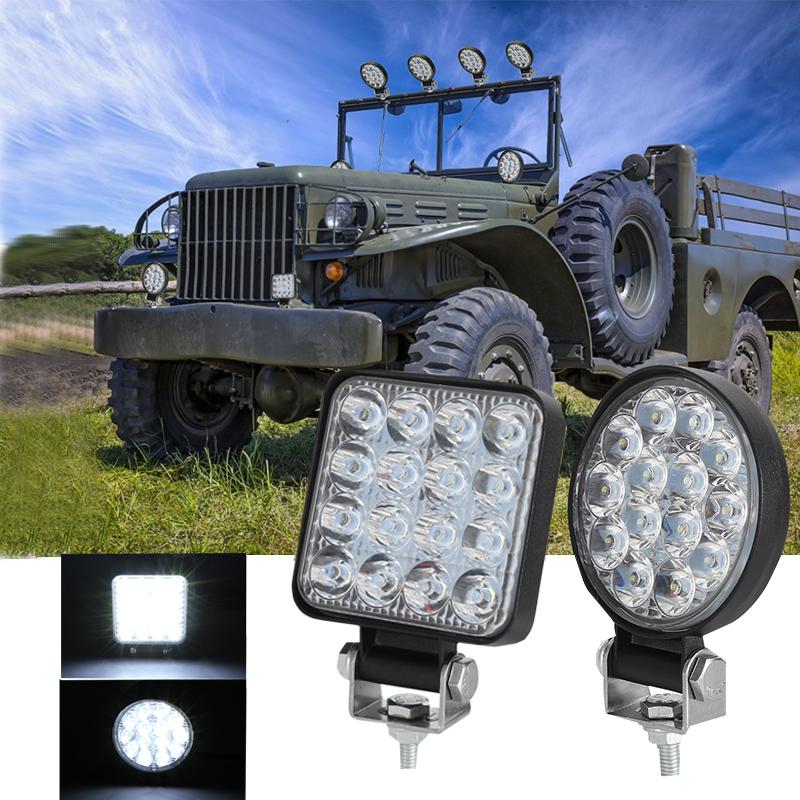 Car Headlights 1/2 Piece Mini Led Work Light Headlight 42W Operation Off-Road Fog 12/24V SUV Night Driving
Car Headlights 1/2 Piece Mini Led Work Light Headlight 42W Operation Off-Road Fog 12/24V SUV Night Driving