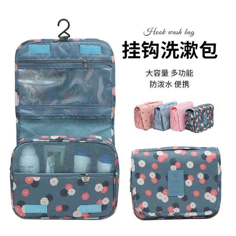Large capacity cosmetic new waterproof hook wash multifunctional travel cosmetics storage bag, Sifangbao - blue flamingo
Large capacity cosmetic new waterproof hook wash multifunctional travel cosmetics storage bag, Sifangbao - blue flamingo