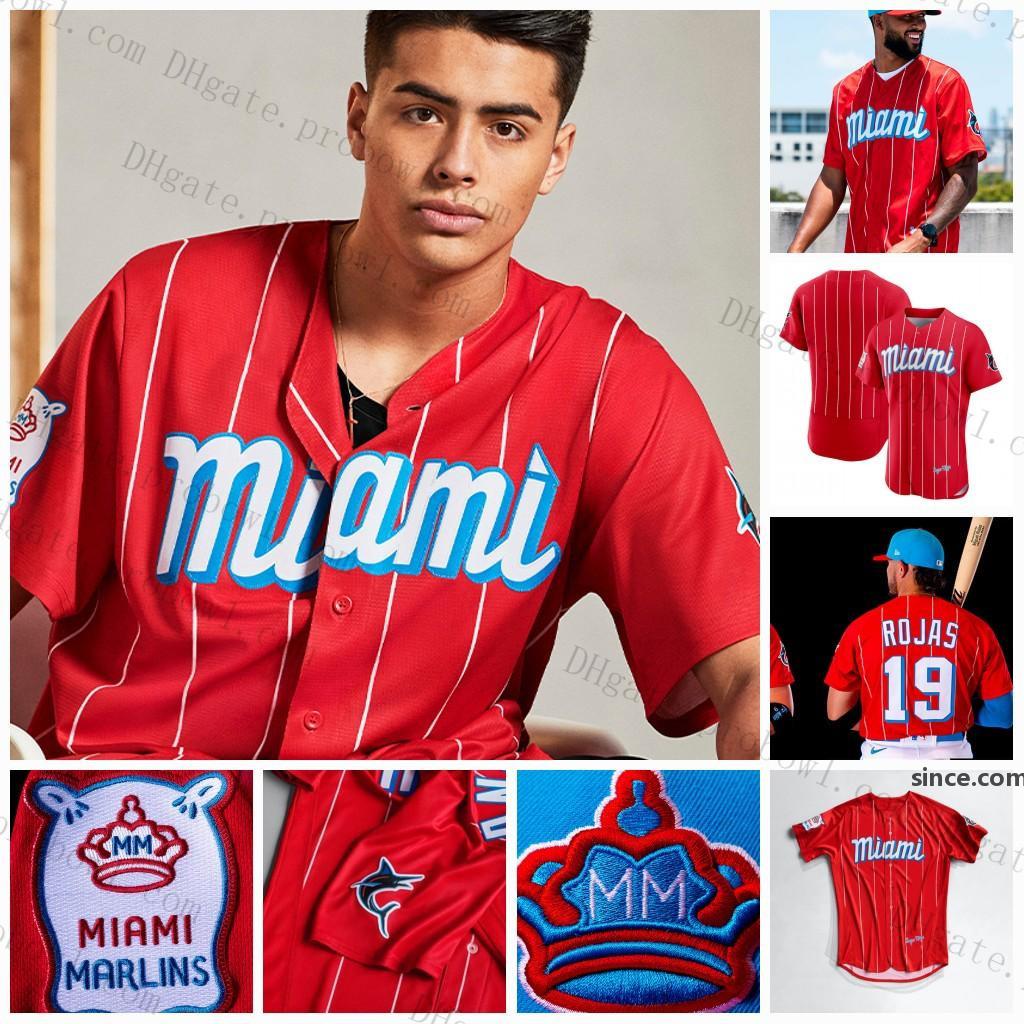 Marlins 2021 City Connect Miami 19 Miguel Rojas Jerseys Brian Anderson Jonathan Villar Lewis Brinson Caleb Smith Jorge Alfaro Berti Starling, Blue;black
Marlins 2021 City Connect Miami 19 Miguel Rojas Jerseys Brian Anderson Jonathan Villar Lewis Brinson Caleb Smith Jorge Alfaro Berti Starling, Blue;black