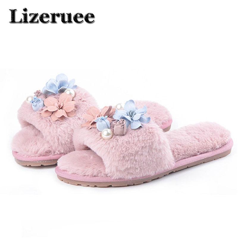 Brand Designer Simulation Flowers Fur Slippers Women Spring Flip Flops Camellia Pearl Beading Sandals ME243, Black 
Brand Designer Simulation Flowers Fur Slippers Women Spring Flip Flops Camellia Pearl Beading Sandals ME243, Black