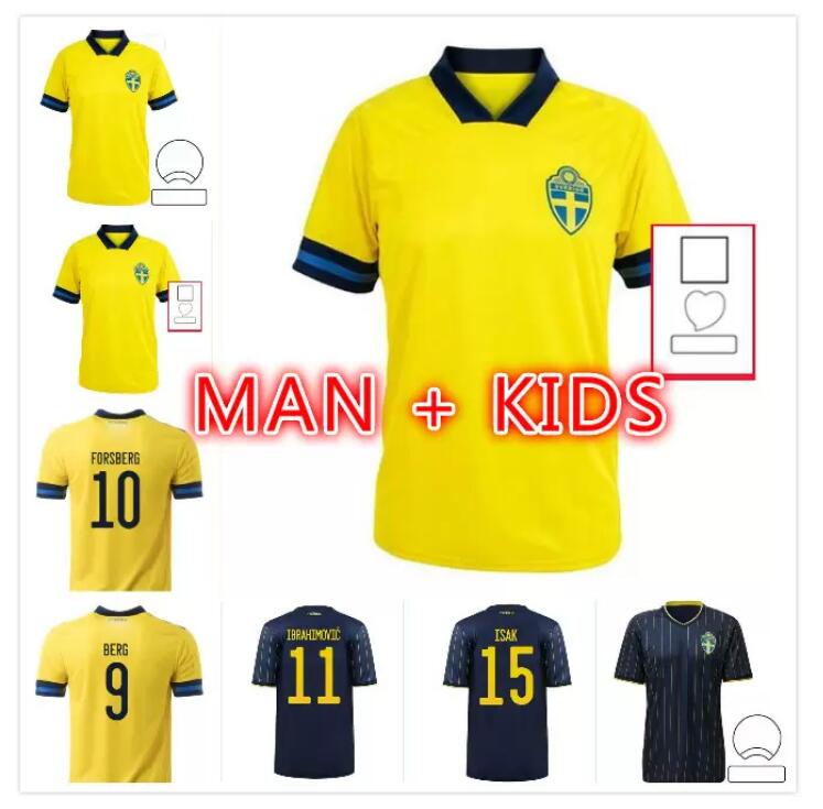 man kids kit 2021 2022 Sweden IBRAHIMOVIC Soccer Jerseys KALLSTROM LARSSON Home Away Football Shirt National Team TOIVONEN MARCUS BERG Unifo, Black;yellow
man kids kit 2021 2022 Sweden IBRAHIMOVIC Soccer Jerseys KALLSTROM LARSSON Home Away Football Shirt National Team TOIVONEN MARCUS BERG Unifo, Black;yellow