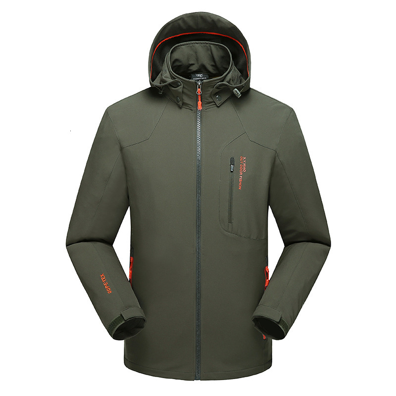 Spring and autumn men's single-layer thin soft shell outdoor stormsuit breathable waterproof large mountaineering suit leisure coat, Black
Spring and autumn men's single-layer thin soft shell outdoor stormsuit breathable waterproof large mountaineering suit leisure coat, Black