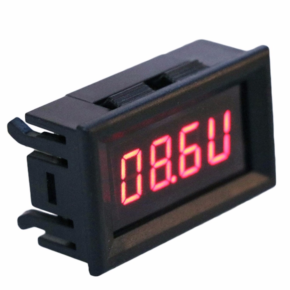 2 In 1 Led Driver Gauge Digital Rpm Voltometer For Car Engine Rotating Speed