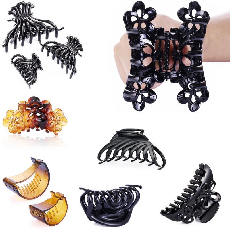 Hair Accessories Black Large Headwear Clip Crab Acrylic Hairpin Ponytail Holder Clamps For Women Shower Bathing
Hair Accessories Black Large Headwear Clip Crab Acrylic Hairpin Ponytail Holder Clamps For Women Shower Bathing
