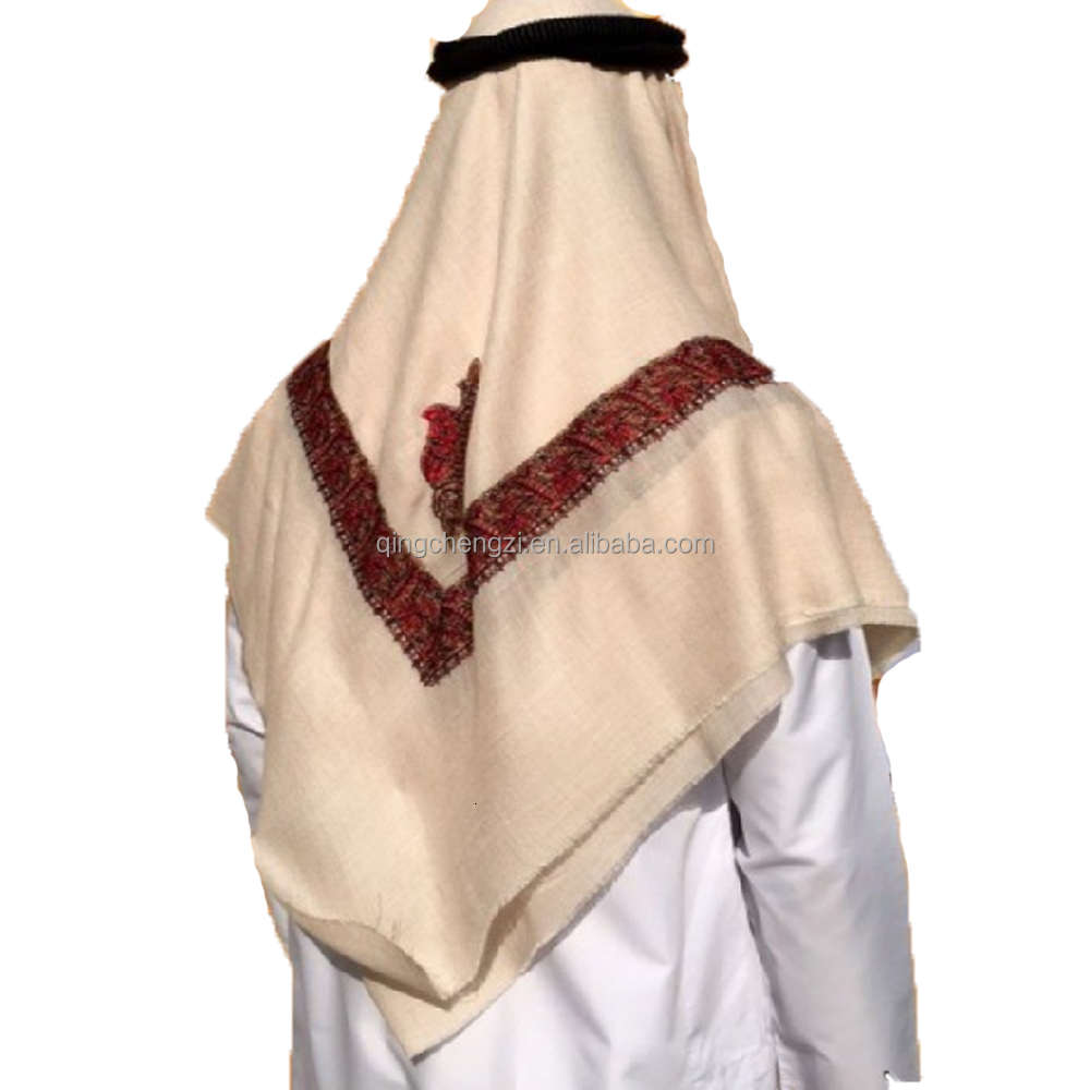 Boutique Cashmere men's headscarf meeting cloth Beige Embroidered Yemeni Shemagh Yashmagh Keffiyeh Scarf men turban
Boutique Cashmere men's headscarf meeting cloth Beige Embroidered Yemeni Shemagh Yashmagh Keffiyeh Scarf men turban