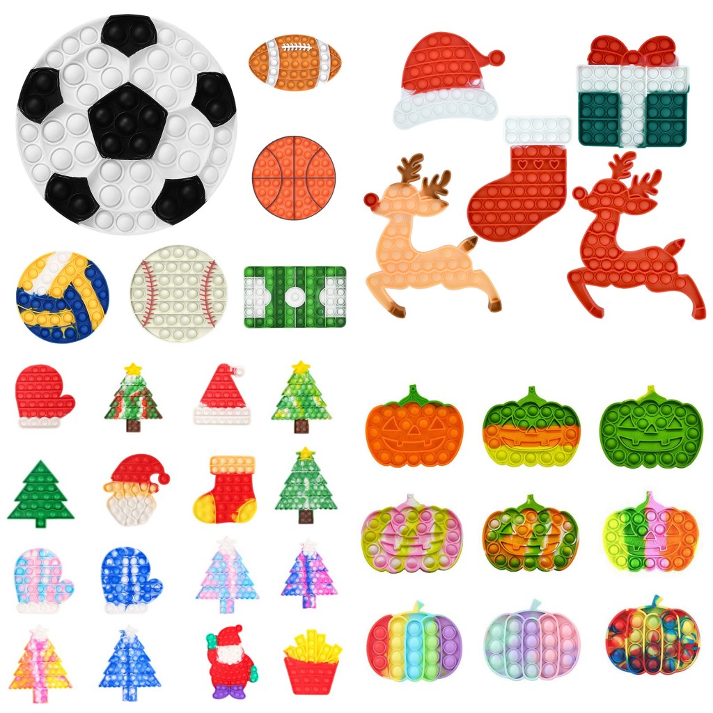 Sports Baseball Push Silicon Toy Cell Phone Straps Sensory Bubbles Simple Dimples Fidget Board Children Focus Toys Adults Decompression
Sports Baseball Push Silicon Toy Cell Phone Straps Sensory Bubbles Simple Dimples Fidget Board Children Focus Toys Adults Decompression