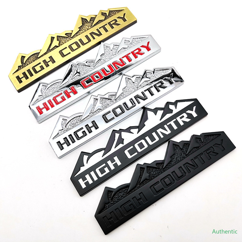 3D Metal High Country badge Emblem Decal Car Stickers For Chevrolet Silverado JEEP Guide Wrangler Grand Cherokee Car Accessorie
3D Metal High Country badge Emblem Decal Car Stickers For Chevrolet Silverado JEEP Guide Wrangler Grand Cherokee Car Accessorie