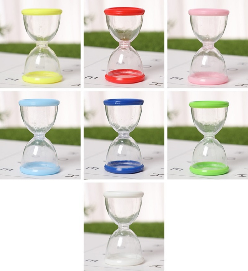 Creative Plastic Wedding Candy Packaging Bottles Hourglass Shape Multi color Storage Transparent Box