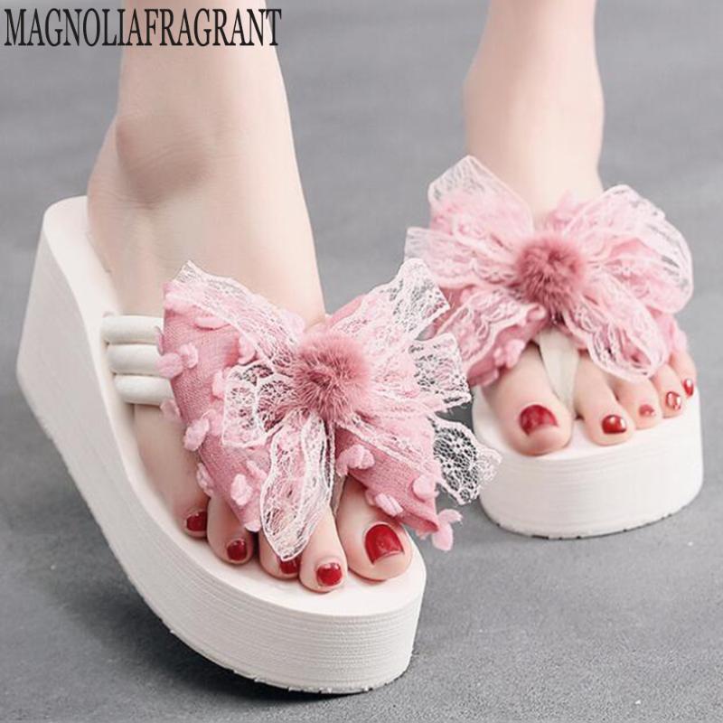 Slippers Summer Platform Wedges Women Shoes Casual Fashion Bow-knot Flip Flops Beach Hy484, Black
Slippers Summer Platform Wedges Women Shoes Casual Fashion Bow-knot Flip Flops Beach Hy484, Black