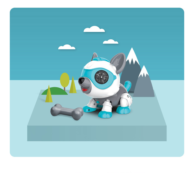 Electronics RobotsIntelligent Electronic Animal Pets RC Robot Dog Voice Remote Control Toys Music Song Toy For Kids RC Toys Birt