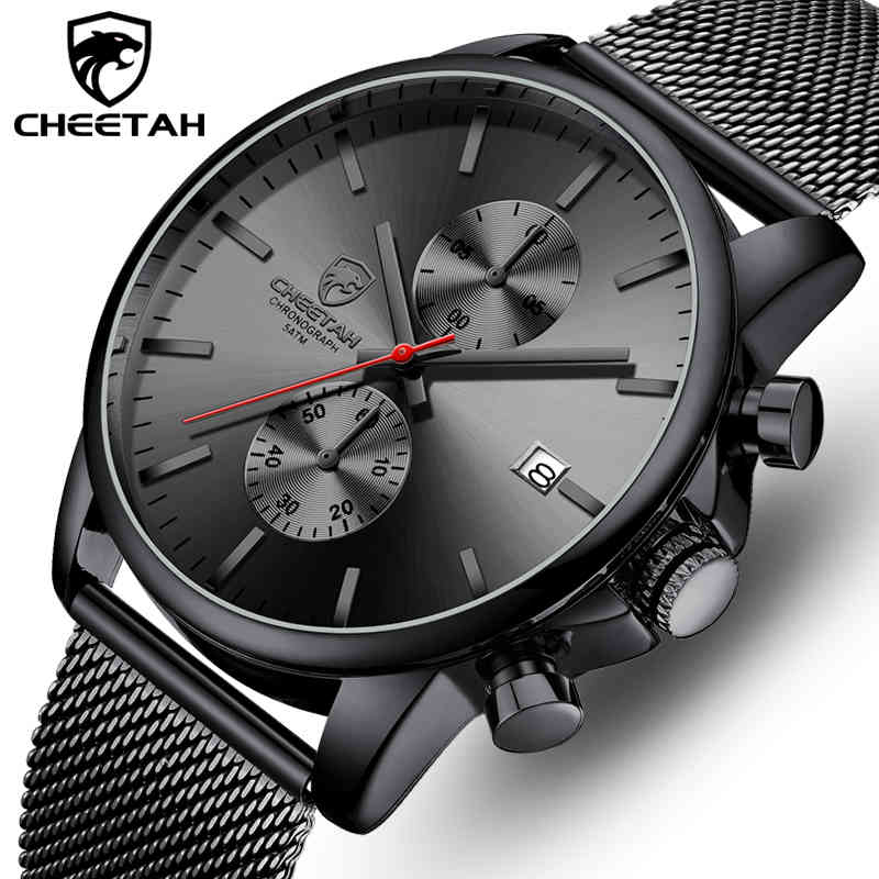 CHEETAH Brand Watches for Men Top Luxury Brand Casual Business Mens Watch Stainless Steel Waterproof Analog Quartz Male Clock 210517, Silver white
CHEETAH Brand Watches for Men Top Luxury Brand Casual Business Mens Watch Stainless Steel Waterproof Analog Quartz Male Clock 210517, Silver white
