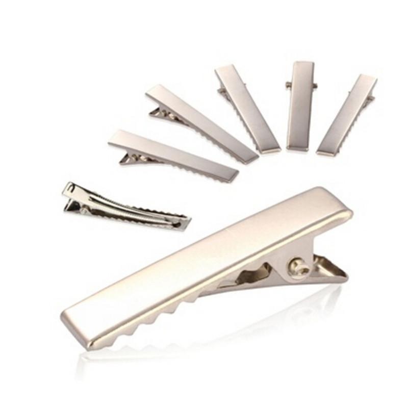 2021 Drop shipping Metal Hair Alligator Clips 35mm/40mm/45mm/55mm/65mm/75mm For Hair Style Tools Accessories 200pcs