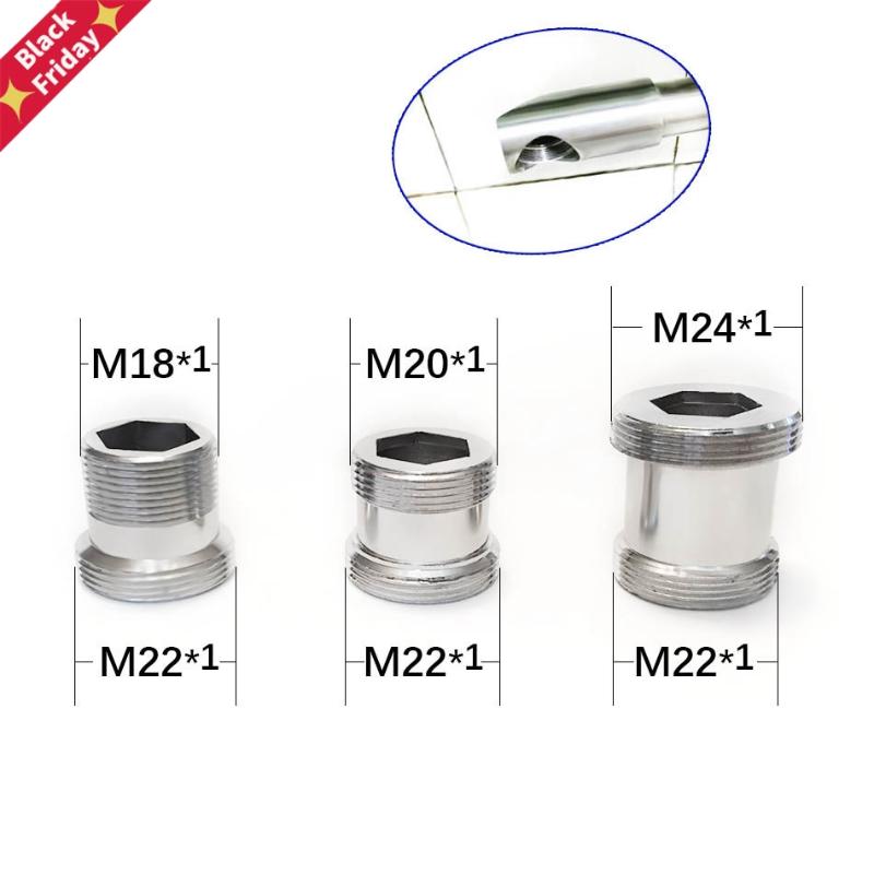 Adapter M18 M20 M22 Male Thread Transfer Brass Connector Bathroom Kitchen Faucet Spout Accessories Faucets
Adapter M18 M20 M22 Male Thread Transfer Brass Connector Bathroom Kitchen Faucet Spout Accessories Faucets