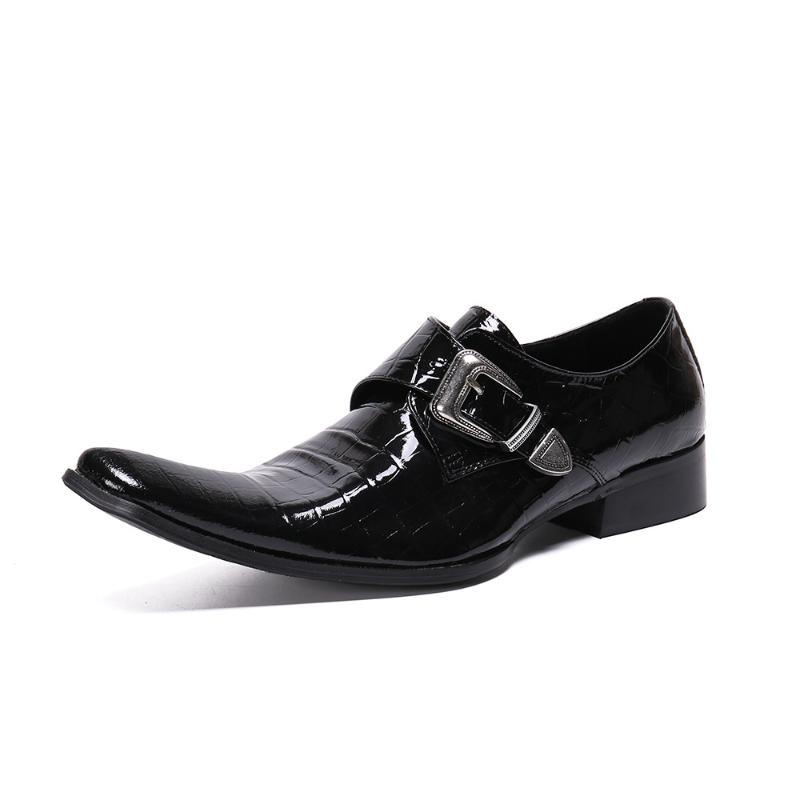 Patent Leather Mens Loafers Wedding Party Dress Shoes Black Monk Strap Casual Fashion Men Slip On Plus Size 38-46
Patent Leather Mens Loafers Wedding Party Dress Shoes Black Monk Strap Casual Fashion Men Slip On Plus Size 38-46