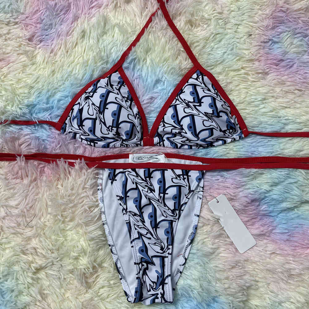 brand letter printe bikini women' sexy neck strap triangle split holiay family swimsuit
brand letter printe bikini women' sexy neck strap triangle split holiay family swimsuit