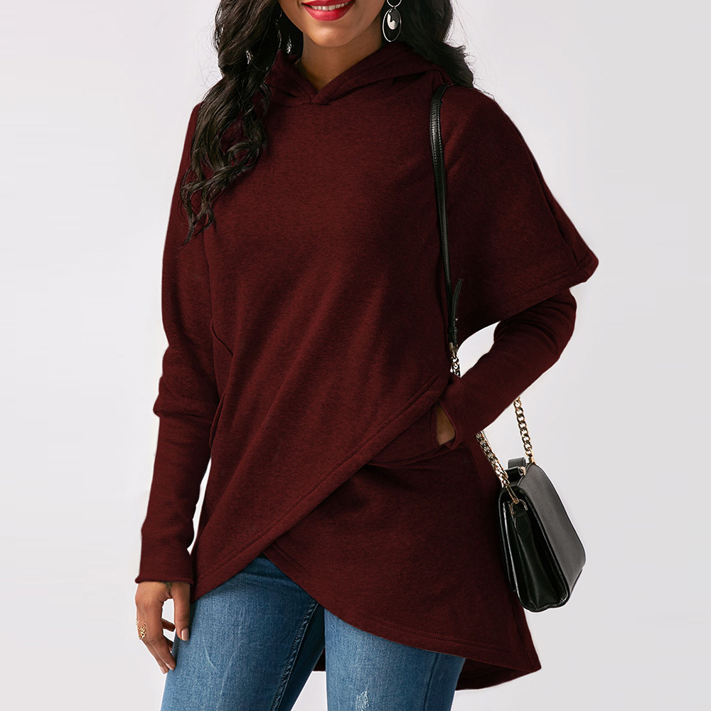 Women Hoodies Sweatshirts Autumn Winter Plus Size Long Sleeve Pocket Pullover Hoodie Female Casual Warm Hooded Sweatshirt 210428