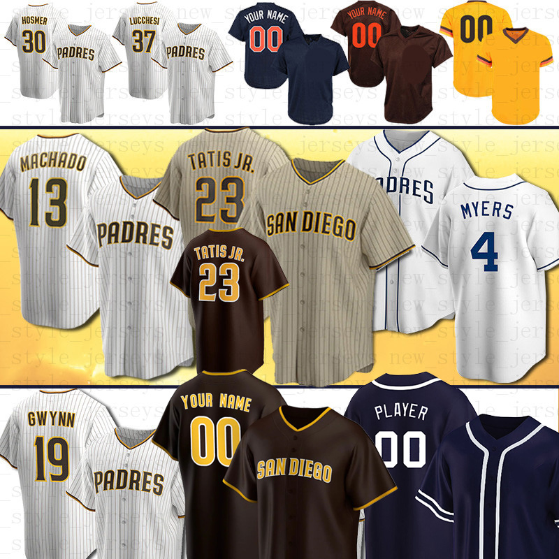 23 Fernando Tatis Jr. San Diego Custom Padres Baseball Jerseys 13 Manny Machado Kinsler Tatís Tony Gwynn Wil Myers Eric Hosmer Mens Women DARVISH, Men(jiao shi)
23 Fernando Tatis Jr. San Diego Custom Padres Baseball Jerseys 13 Manny Machado Kinsler Tatís Tony Gwynn Wil Myers Eric Hosmer Mens Women DARVISH, Men(jiao shi)