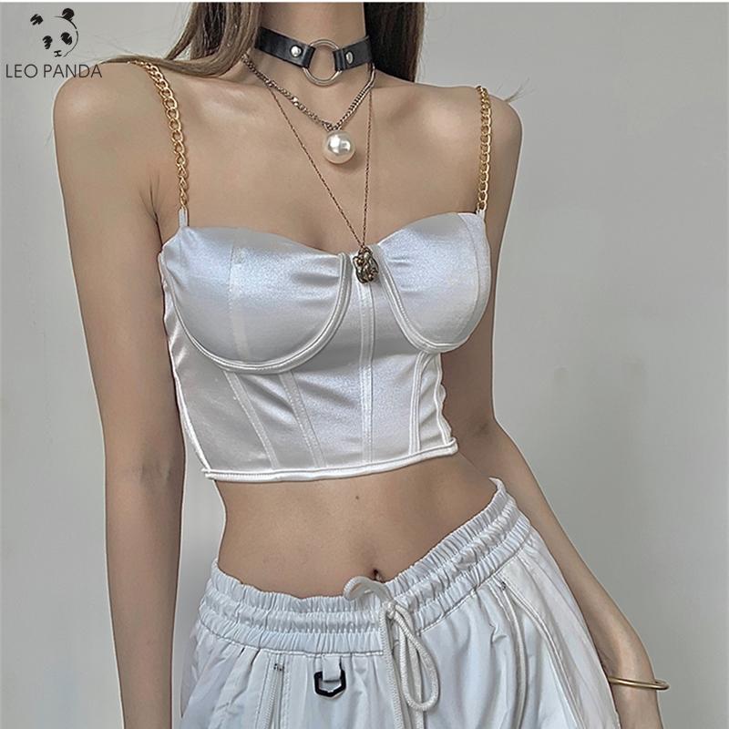 Women' Tanks & Camis Fashion Silk Club Tank Tops Solid Strappy Sleevless Camisoles Tube Crop Top Bralette Casual Sexy Ladies Summer, Black
Women' Tanks & Camis Fashion Silk Club Tank Tops Solid Strappy Sleevless Camisoles Tube Crop Top Bralette Casual Sexy Ladies Summer, Black