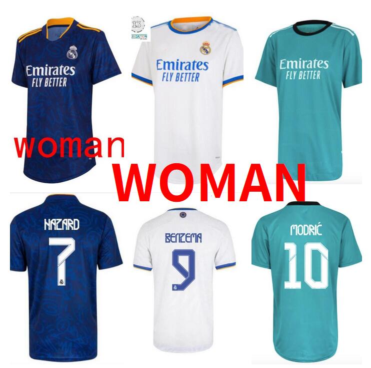 WOMEN ALABA CAMAVINGA soccer jerseys ladies camiseta 2021 2022 Maillots de football shirts grils 21 22 home away fourth BENZEMA HAZARD SERGIO RAMOS KROOS uniforms
WOMEN ALABA CAMAVINGA soccer jerseys ladies camiseta 2021 2022 Maillots de football shirts grils 21 22 home away fourth BENZEMA HAZARD SERGIO RAMOS KROOS uniforms