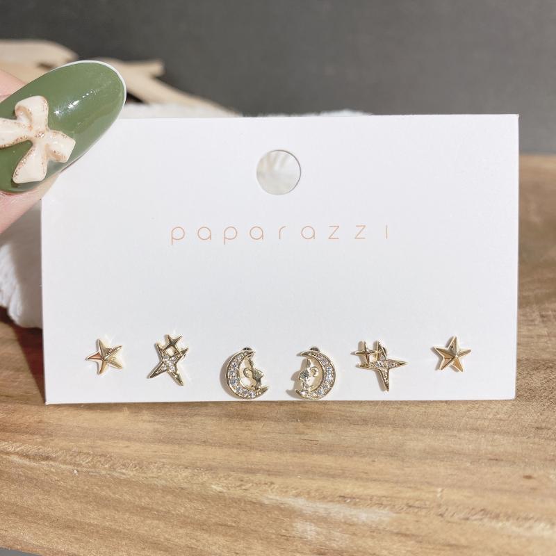 Stud Sterling Silver Post Jewelry Set Earrings Simple And Compact Star Moon Fashion Student Ear Gift, Golden;silver
Stud Sterling Silver Post Jewelry Set Earrings Simple And Compact Star Moon Fashion Student Ear Gift, Golden;silver
