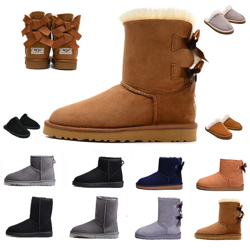australia Black WGG S5125 luxury designer women boots Classic tall chestnut Bailey Bowknot leather winter snow ankle womens Half Knee australian 36-41
australia Black WGG S5125 luxury designer women boots Classic tall chestnut Bailey Bowknot leather winter snow ankle womens Half Knee australian 36-41