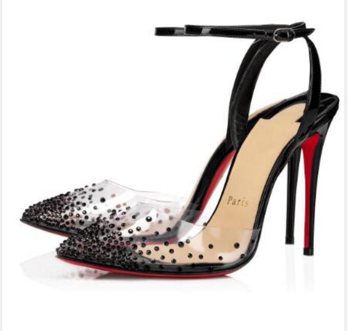 Wedding Marry Dress Shoes Black Color Flat/ High Heels Red Bottom Pumps Follies Strass Degrastrass Imported mesh+rhinestone Party Evening snadals, As picture
Wedding Marry Dress Shoes Black Color Flat/ High Heels Red Bottom Pumps Follies Strass Degrastrass Imported mesh+rhinestone Party Evening snadals, As picture