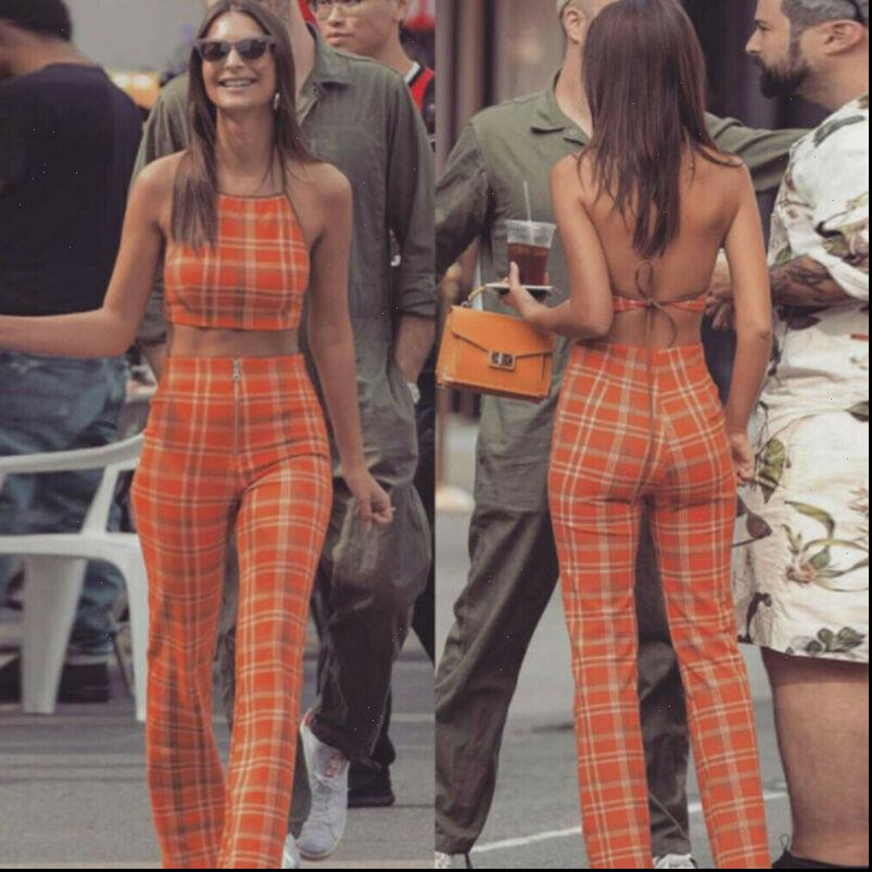 2Pcs Clothes Elegent Plaid Womens Pants Crop Tank Tops Skinny Backless Tanks High Waist Long Outfits Sexy Set, White
2Pcs Clothes Elegent Plaid Womens Pants Crop Tank Tops Skinny Backless Tanks High Waist Long Outfits Sexy Set, White