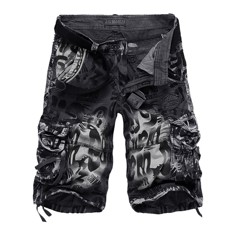Summer Large Size 29-42 Loose For Men's Military Cargo Beach Shorts Army Camouflage Short Trouers 210720, No belt usa size2292
Summer Large Size 29-42 Loose For Men's Military Cargo Beach Shorts Army Camouflage Short Trouers 210720, No belt usa size2292
