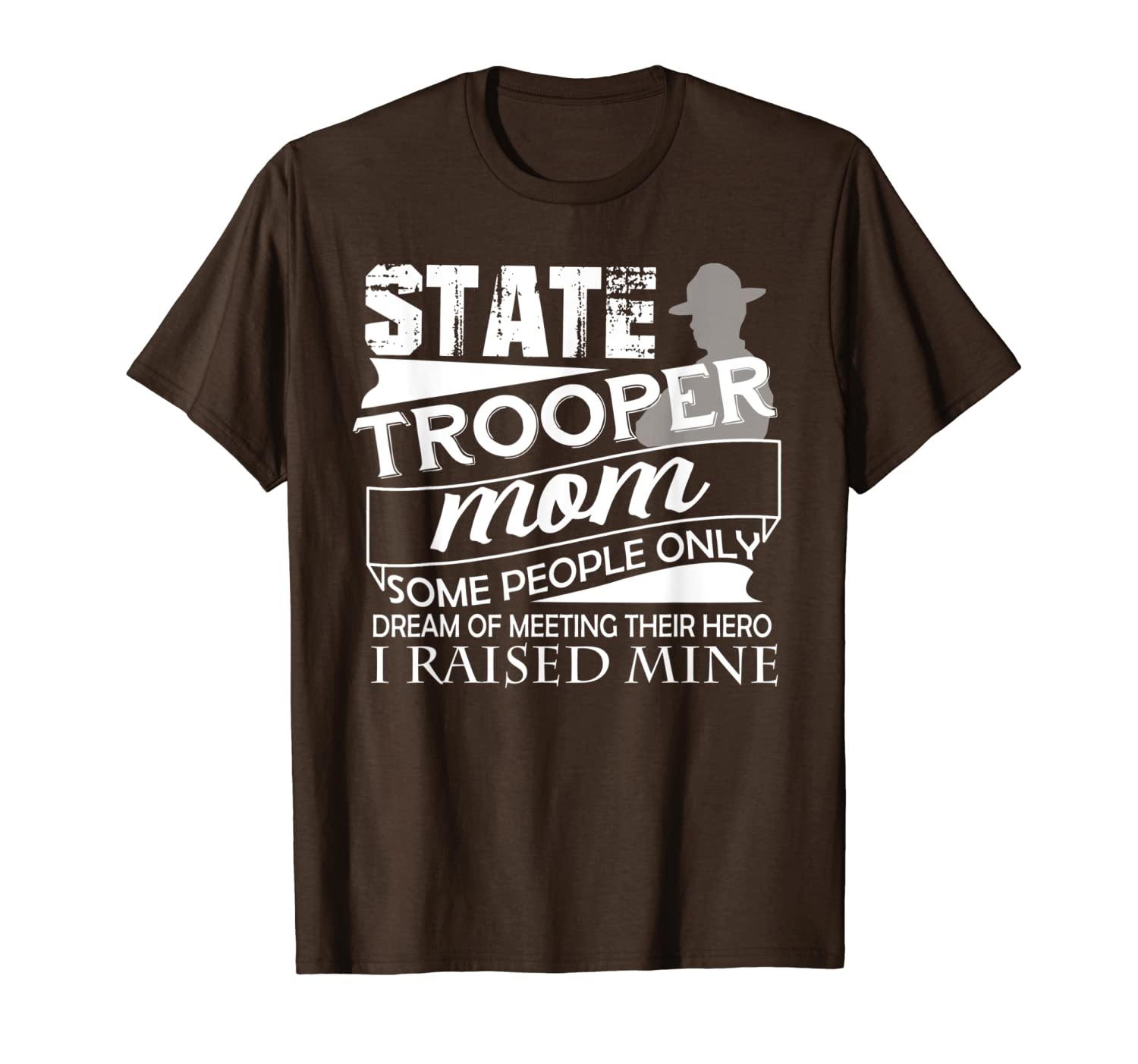 state trooper shirt - state trooper mom t-shirt, White;black
state trooper shirt - state trooper mom t-shirt, White;black
