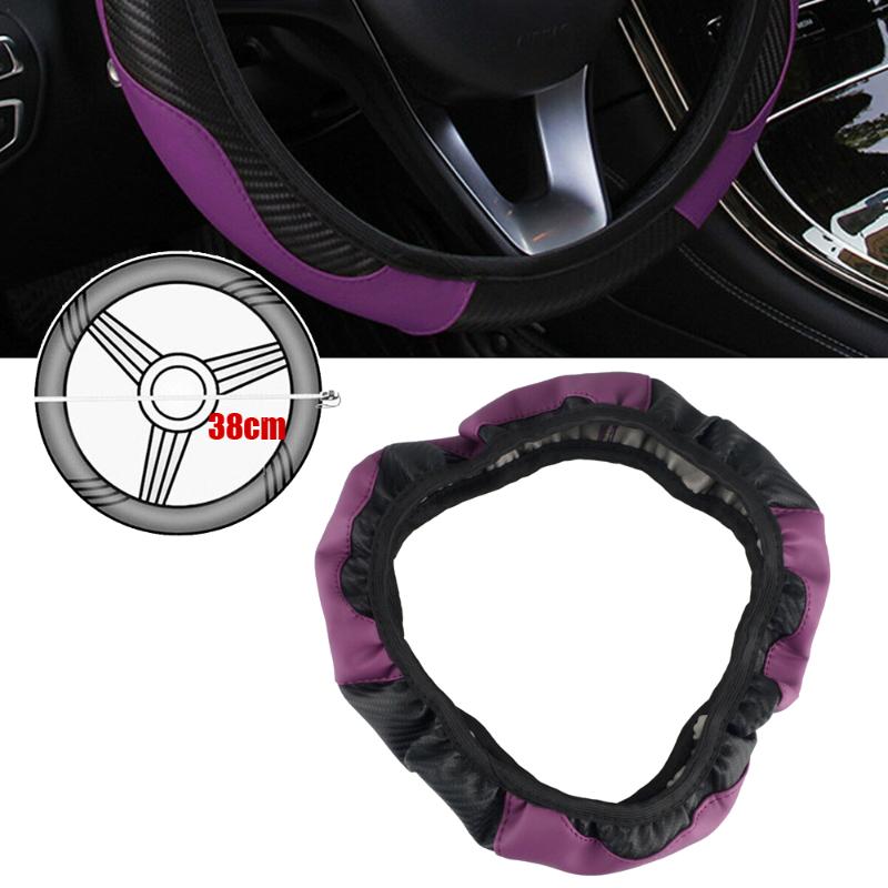 Steering Wheel Covers Purple Car SUV Auto Vehicle Microfiber Leather 38cm/15'' Durable Interior Decoration Accessories Universal
Steering Wheel Covers Purple Car SUV Auto Vehicle Microfiber Leather 38cm/15'' Durable Interior Decoration Accessories Universal