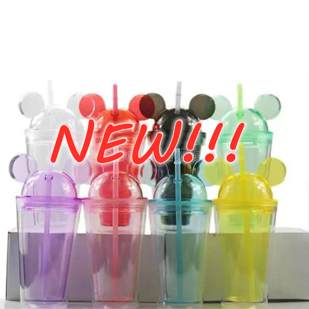 8colors 15oz Acrylic tumbler with dome lid plus straw double Wall Clear Plastic Tumblers with Mouse Ear Reusable cute drink cup lovely CS10
8colors 15oz Acrylic tumbler with dome lid plus straw double Wall Clear Plastic Tumblers with Mouse Ear Reusable cute drink cup lovely CS10