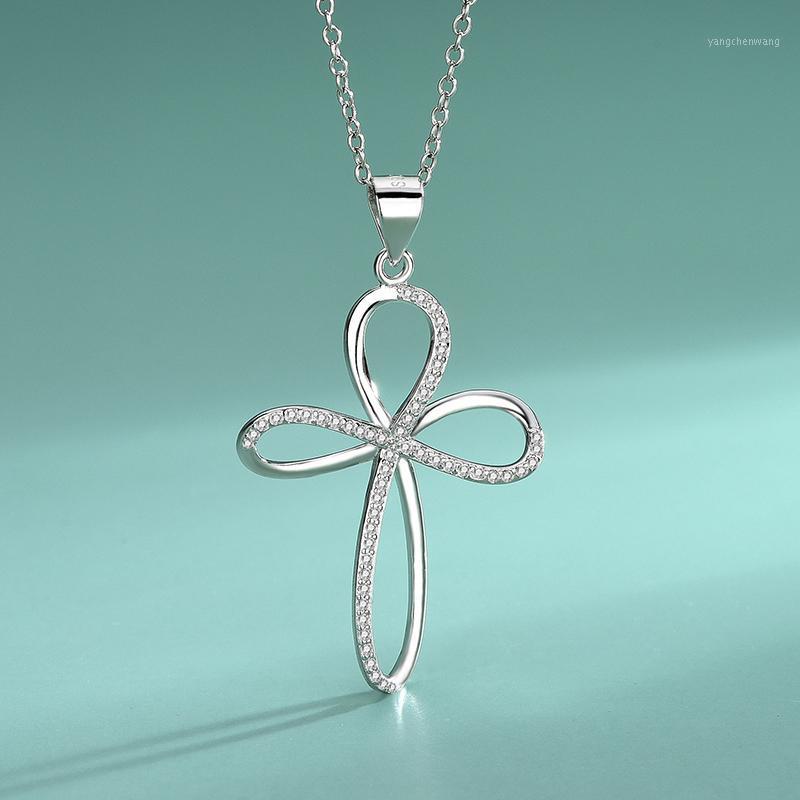 Chains S925 Sterling Silver Micro Inlay Cross Necklace For Women Leaf Jewelry Pendant Fashion Simplicity Clavicle Chain
Chains S925 Sterling Silver Micro Inlay Cross Necklace For Women Leaf Jewelry Pendant Fashion Simplicity Clavicle Chain
