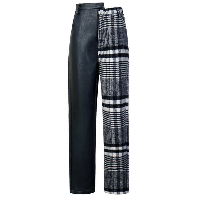Woolen Harem Pants Women Style Autumn and Winter High-Waisted Straight Casual Trousers Thin Spliced Plaid Pencil 210615, Photo color
Woolen Harem Pants Women Style Autumn and Winter High-Waisted Straight Casual Trousers Thin Spliced Plaid Pencil 210615, Photo color