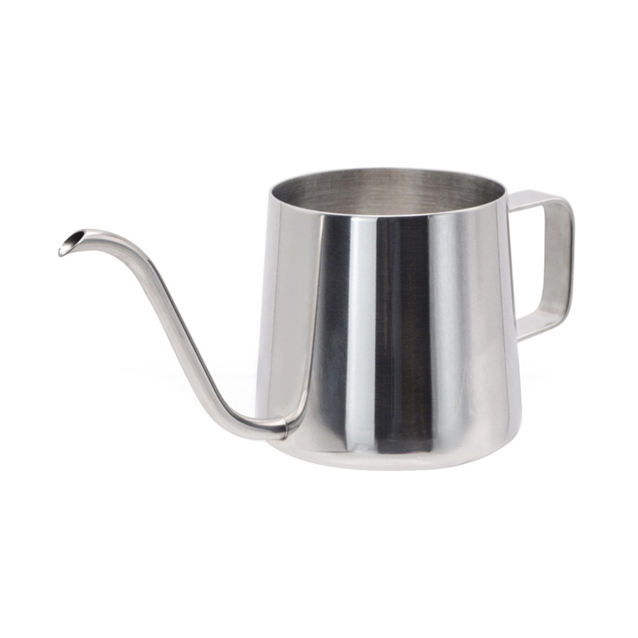Coffee Pot 304 Stainless Steel Small Fine Pour Gooseneck Tea Kettle Handheld Long Narrow Spout Coffee Making Cup latte coffee