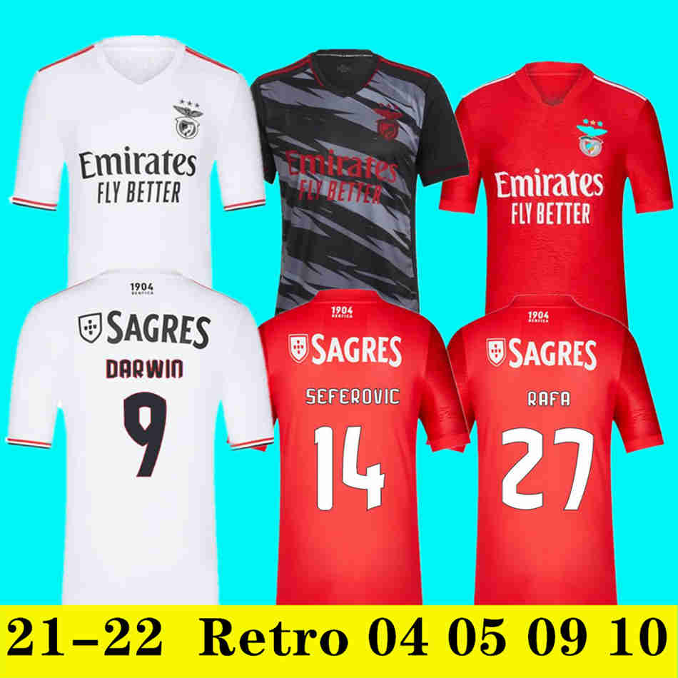 21 22 Benfica soccer jersey SEFEROVIC WALDSCHMIDT EVERTON PIZZI RAFA DARWIN G.RAMOS 2021 2022 Home Away 3rd adult Men kids kit Football shirts 04 05 09 10 Retro, Third + patch
21 22 Benfica soccer jersey SEFEROVIC WALDSCHMIDT EVERTON PIZZI RAFA DARWIN G.RAMOS 2021 2022 Home Away 3rd adult Men kids kit Football shirts 04 05 09 10 Retro, Third + patch