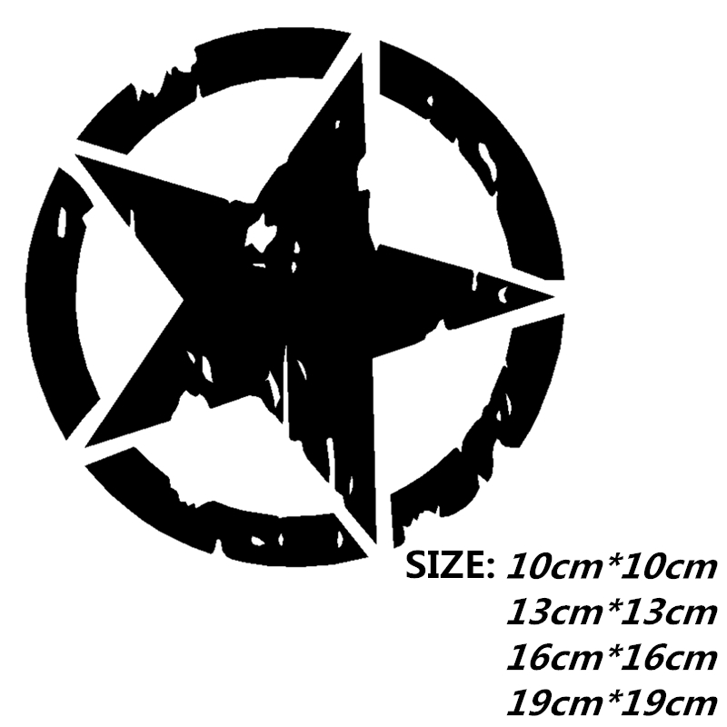 FD514 Broken Army Five-Pointed Star Car Stickers Cool Funny Decoration For Helmet Fuel Tank Cap Auto Tuning, Fd514 laser
FD514 Broken Army Five-Pointed Star Car Stickers Cool Funny Decoration For Helmet Fuel Tank Cap Auto Tuning, Fd514 laser