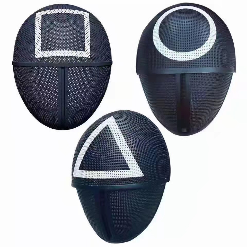Squid Game kids adult Halloween toysThe boss Mask asked Man men vip soldiers Masks Masquerade Costume Party Props TV Round Squire Triangle A
Squid Game kids adult Halloween toysThe boss Mask asked Man men vip soldiers Masks Masquerade Costume Party Props TV Round Squire Triangle A