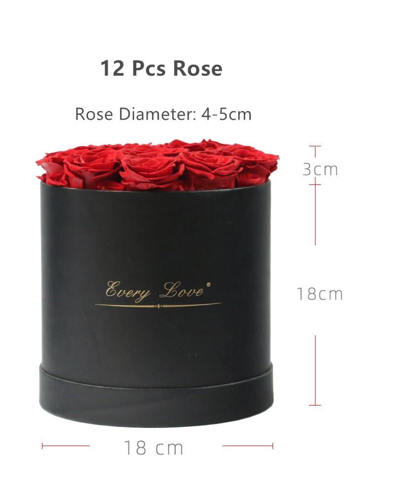 High Quality 12pcs 45CM Preserved Eternal Roses With Box Year Valentine039s Gifts Forever Everlasting Rose Wedding Decoration 7185556
