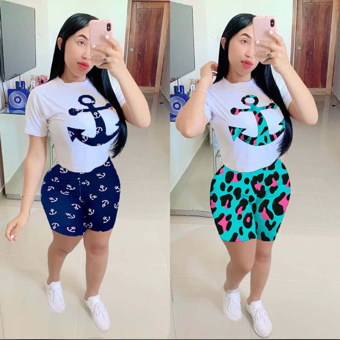 Summer S Suits Sports Suit Women Tracksuits Casual Printing Round Neck T Shirt Shorts Two Piece Set, Gray
Summer S Suits Sports Suit Women Tracksuits Casual Printing Round Neck T Shirt Shorts Two Piece Set, Gray