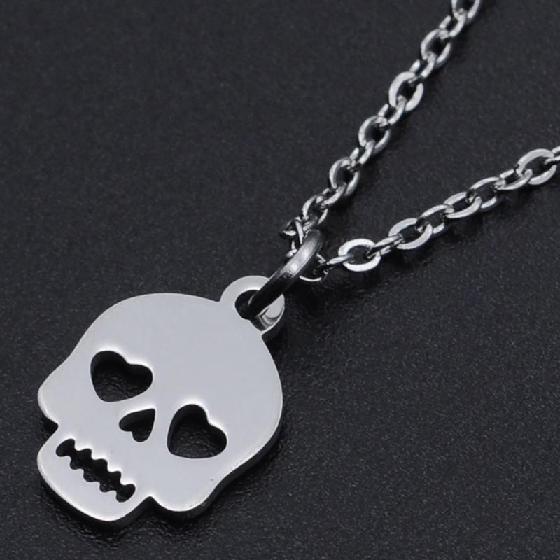 Pendant Necklaces Sugar Skull Stainless Steel Charm Necklace For Women Wholesale Accept OEM Order Dainty Drop
Pendant Necklaces Sugar Skull Stainless Steel Charm Necklace For Women Wholesale Accept OEM Order Dainty Drop