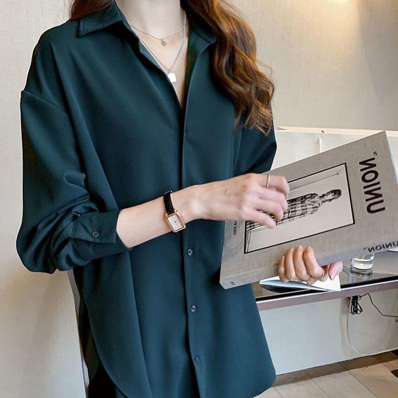 Women's Blouses & Shirts Large Size Long Sleeve Chiffon Spring Summer Loose Mid-Length Tops Sun Protection Shirt Casual Blusas MM0258, White
Women's Blouses & Shirts Large Size Long Sleeve Chiffon Spring Summer Loose Mid-Length Tops Sun Protection Shirt Casual Blusas MM0258, White