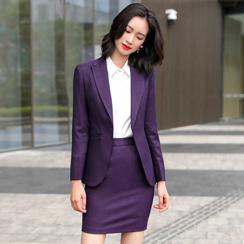 Autumn and Winter Professional Women's High-quality Office Suits Casual Ladies Jacket Temperament Female Pants Two-piece 210527, Blazer skirt b
Autumn and Winter Professional Women's High-quality Office Suits Casual Ladies Jacket Temperament Female Pants Two-piece 210527, Blazer skirt b