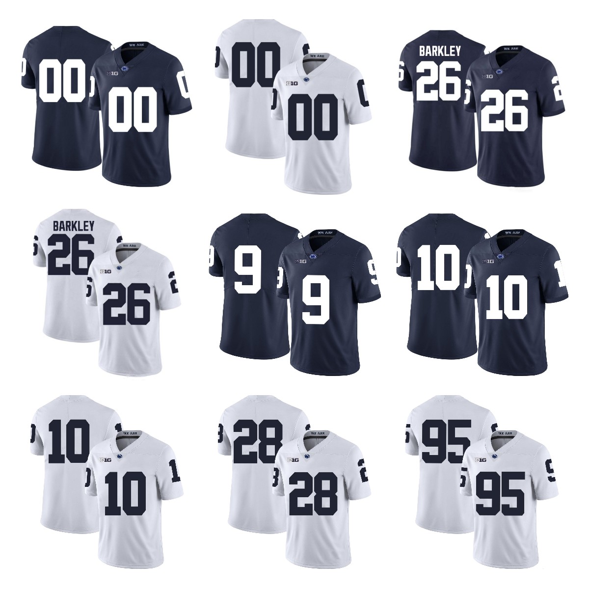 Penn State Nittany College Football Jerseys 26 Saquon Barkley 1 KJ Hamler Noah Cain Pat Freiermuth Sean Clifford John Cappelletti Trace McSorley, Black;red
Penn State Nittany College Football Jerseys 26 Saquon Barkley 1 KJ Hamler Noah Cain Pat Freiermuth Sean Clifford John Cappelletti Trace McSorley, Black;red