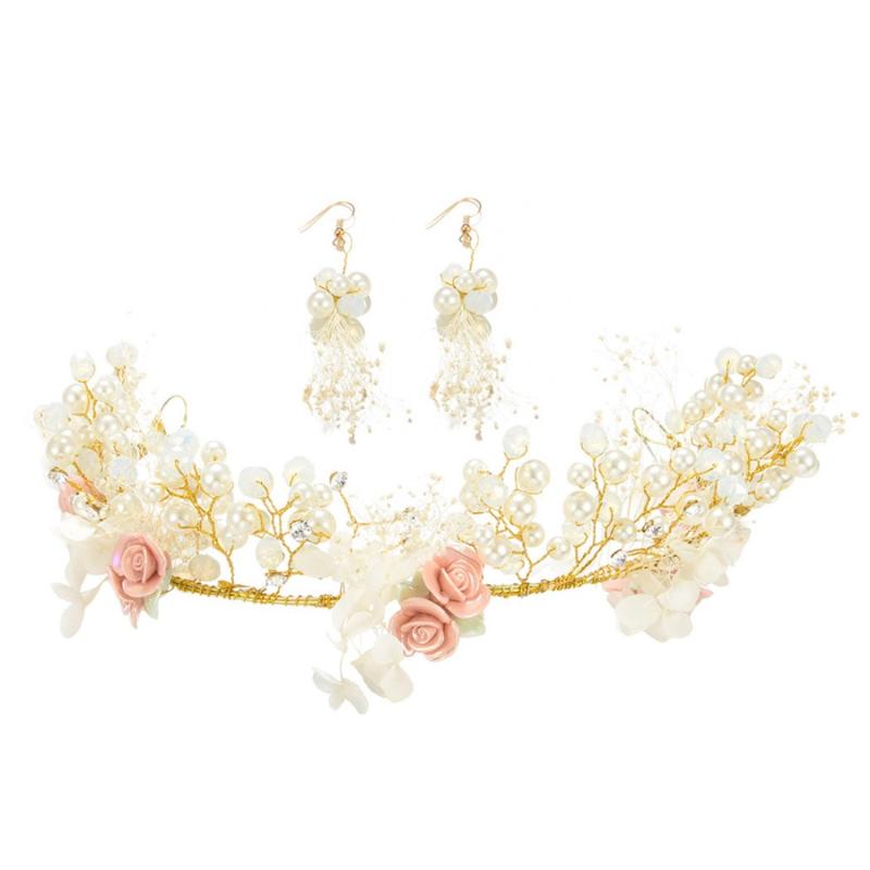 Wedding Jewelry Sets Amazing Classic Pastoral Style BridalEuropean Bohemian Crystal Flower Pearls Headbands Headpiece TasselWedding Hair, Slivery;golden
Wedding Jewelry Sets Amazing Classic Pastoral Style BridalEuropean Bohemian Crystal Flower Pearls Headbands Headpiece TasselWedding Hair, Slivery;golden