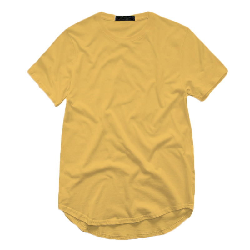 7 colors Men's T Shirt Fashion Extended Street StyleT-Shirt Men's clothing Curved Hem Long line Tops Tees Hip Hop Urban Blank Basic t Shirts