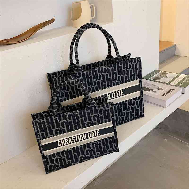 70% Off Outlet Online 2021 Luxury Women Designer Canvas Handbag Large Capacity Printed Embroidery handbag High Quality Travel Shopping Bags, White
70% Off Outlet Online 2021 Luxury Women Designer Canvas Handbag Large Capacity Printed Embroidery handbag High Quality Travel Shopping Bags, White